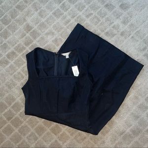 Banana Republic black work mini dress